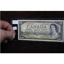 1954 Canadian Twenty Dollar Bill