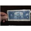 Image 2 : 1937 Bank of Canada Five Dollar Bill