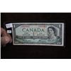 Image 1 : 1954DF Canadian One Dollar Bill