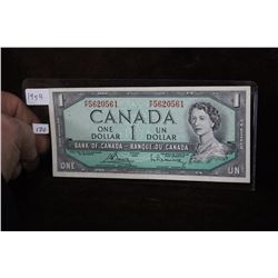 1954 Canadian One Dollar Bill