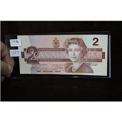 1986 Canadian Two Dollar Bill