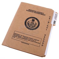 Banshee (TV) - Banshee County Sheriff Dept. Criminal Record File - 19588