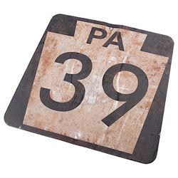 Banshee (TV) - Route 39 Road Sign - 18844