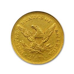 1852 $2.50 Liberty GOLD Quarter Eagle NGC MS61