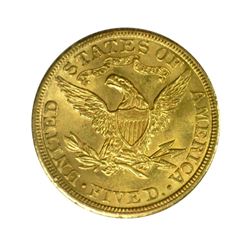 1899 $5 Liberty Gold Half Eagle PCGS MS64
