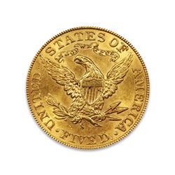 1906-S $5 Liberty Gold Half Eagle NGC MS62