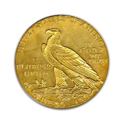 1908 $5 Indian Gold Half Eagle PCGS MS61