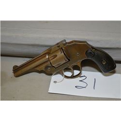 Iver Johnson Model Safety Hammerless Automatic .38 S & W Cal 5 Shot Revolver w/ 76 mm bbl [ fading b