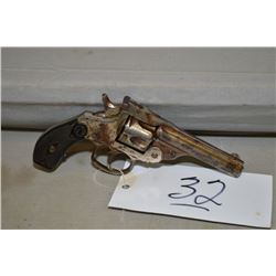 Unknown Belgian Model Smith & Wesson Top Break Copy .32 S & W Cart. Cal 5 Shot Revolver w/ 89 mm bbl