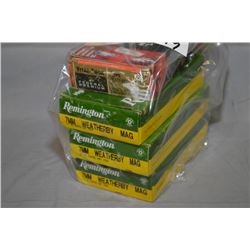 Bag Lot : Three Boxes ( 20 rnds per ) .7 MM Wthby Mag Cal Remington 175 Gr Soft Pt Ammo - 1 Box ( 20