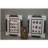 Image 1 : Tray Lot : Two Small Framed Collection of Indian Arrow Heads - Reproduction Winchester Pad Lock