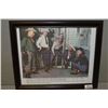 Image 1 : Framed Copy of Newspaper Article : Wilf Carter in the Calgary Horseman's Hall of Fame Exhibit : Barn