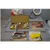 Image 1 : Lot : Three Items: Box Lot of Fly Tying Items for fishing rods - Adventure Bass Kit w/ fly tying kit