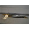 Image 1 : Antique Scottish ? Dagger w/ approx 16" blade [ w/ brass & leather wrapped scabbard, w/ hoof & shell