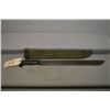 Image 1 : Collins & Co. U.S. Marked Dated 1945 Machete w/18" blade, c/w USMC Dated 1945 Marked Scabbard