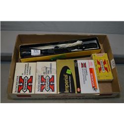 Tray Lot : Bushnell Custom M 3 x 9 Variable Scope in orig box - 2 Boxes ( 20 rnds per ) Various .30 
