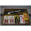 Image 1 : Tray Lot : Bushnell Custom M 3 x 9 Variable Scope in orig box - 2 Boxes ( 20 rnds per ) Various .30 