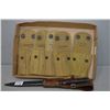 Image 1 : Tray Lot : Four LCC & Co Dated 1918 Green Web Double Mag Pouches - one RH Long green web double pouc