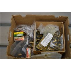 Box Lot : Various Brass including .30-06 cal - .22 -250 Rem cal - .270 Win cal - .38 Spec cal - .9 M