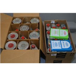 Lot : 2 Boxes Various Smokeless Powder Approx. 25 - 27 Cans [ most full ]