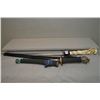 Image 1 : Two Reproduction Swords w/scabbards [ Cobra with Egyptian - Orienal Dragon Head on hilt ]