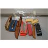 Image 1 : Bag Lot : Spyderco Police Model Serrated Edge Locking Knife [ clip model, new in box ] - Leatherman 