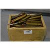 Image 1 : Small Wood Box : Approx 100 Rnds Various Collector's Ammo [ unknown cal ]