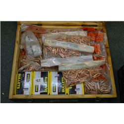 Green Wood Military Ammo Box : 12 Bags .270 Bullets - 2 Boxes .270 Bullets - 4 Boxes .243 Bullets - 