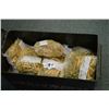 Image 1 : Green Metal Military Ammo Box : Approx. 20 Bags .308 Bullets