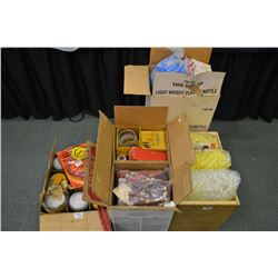 Lot : 6 Boxes Asstd Shotgun Hulls & Wads - [ 14 1/2 Bags ] - 3/4 Box Clay Pigeons & Thrower - felt w