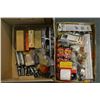 Image 1 : Lot of Tray & Box : 7 Various Dies [ .338 Win, Hornady .270 Wthby, etc. ] - .243 Reloading Kit - Sea