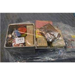 Bag Lot : Metal Can full of various ammo and blanks [ small caliber RIfle & Handgu ] - 4 Boxes Vario