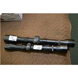 Lot of Two Scopes : Weaver El Paso w/rings - Weaver K-6 1 w/rings