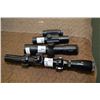 Image 1 : Lot of Three Scopes: Ultra Lux 4 x 25 - Bushnell BAnner 2.5 w/rings - Mark 5V Sight that needs batte