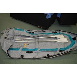 Inflatible Boat w/ two paddles