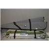 Image 1 : Lot : Three Items : Fold Out Cot & 2 grey rifle cases