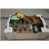 Image 1 : Tray Lot : Two RCBS Dies [ .7 x 37 Cal - .223 Cal ] - Wood Block w/ various die sets - Alpha Fishing