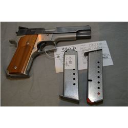 Smith & Wesson Model 745 .45 Auto Cal 8 Shot Semi Auto Pistol w/ 127 mm bbl [ stainless & blued fini