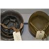 Image 2 : Lot Two Items : WW II Japanese Military Helmet [ no liner, just a cord ] - WW II Canadian Helmet w/l