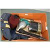 Image 1 : Lg Orange Plastic Box : Post WWII Jacket - WWII Polish Standard ? - 1910 Imperial Russian Canteen - 
