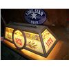 Image 1 : Vintage Lone Star Beer Pool Table Light, 41" x 17" x14", We Will Ship. 4Q
