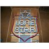 Image 2 : OLD-NEW STOCK! Lone Star Badge NEON Beer Sign, Unused, 16"x20", NO SHIPPING, Never Hung