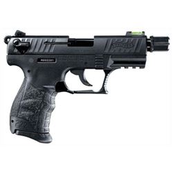 WALTHER P22 .22LR 3.4" AS 10SH TACTICAL BLACK POLYMER (TALO), NEW IN BOX, #5120352, Z