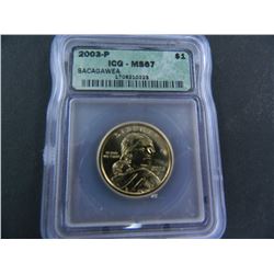 2003-P Sacagawea Dollar, ICG Graded MS67