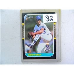 David Cone 1987 Donruss Rookie Card RC #502, Kansas City Royals