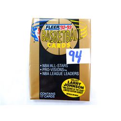 Six (6) Unopened Packs of1992/93 Fleer Basketball Series I, 17 Cards Per Pack, All One Money