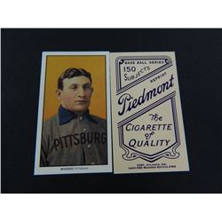 Six (6) Honus Wagner Reprint Cards with Piedmont Back, Cigarette Card, all one money