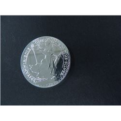 Great Britain Britannia, One Ounce .999 Fine Silver