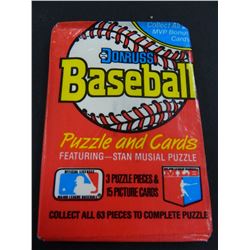 Six (6) Unopened Packs of 1988 Donruss Baseball Cards, 15 cards per pack + 3 puzzle pieces