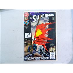 SUPERMAN # 75 (Jan.1993)/ DC Comics/ Death of Superman. Dan Jurgens